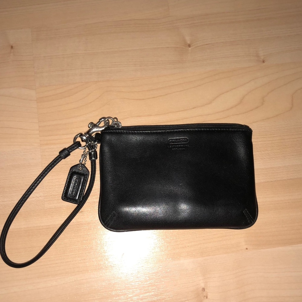 Black Coach wristlet
